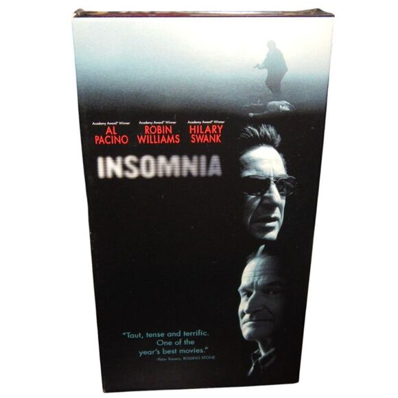 INSOMNIA vintage VHS & original paper case Robin Williams Al Pacino Hilary Swank - Picture 1 of 7